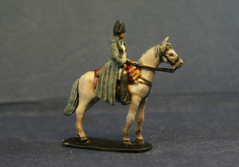 Napoleon at 1/72 ref MC00 painted by Peter Trenner