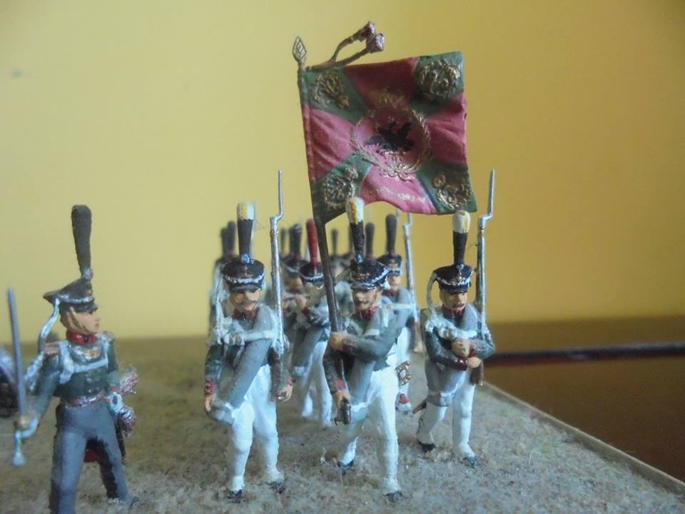 8020 - Maquette - Infanterie Lourde Russe 1812 1/72