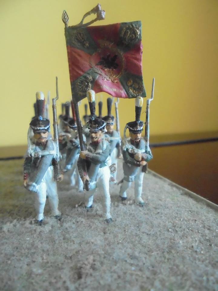 8020 - Maquette - Infanterie Lourde Russe 1812 1/72
