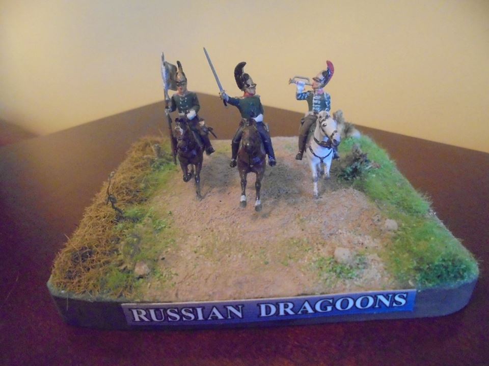 Zvezda ZVE6817 Figure Comm Group. Russian Dragoons  1:72 Scale