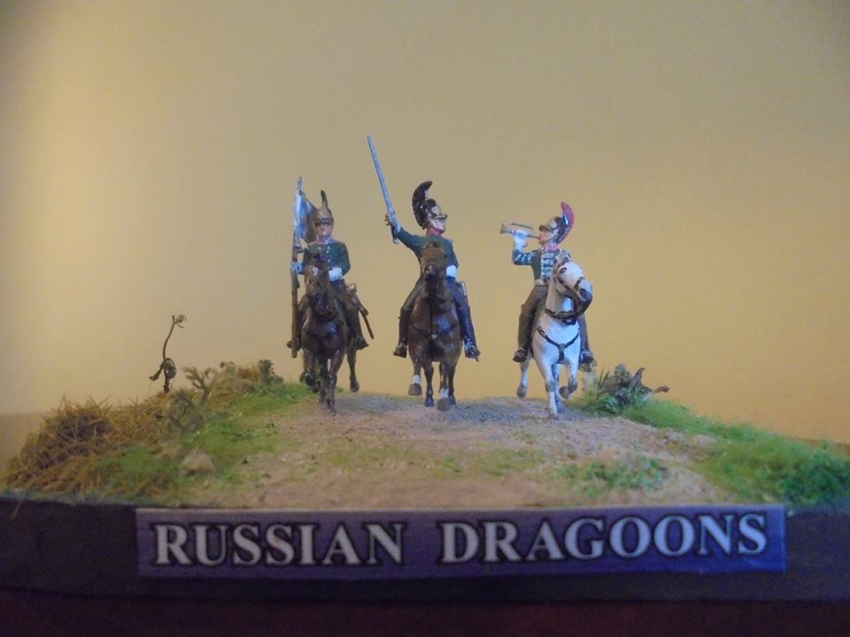 Zvezda ZVE6817 Figure Comm Group. Russian Dragoons  1:72 Scale