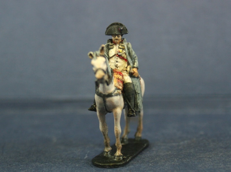 Napoleon at 1/72 ref MC00 painted by Peter Trenner