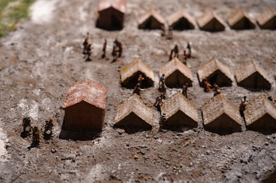 Roman Camp in Germania in winter at 1/72