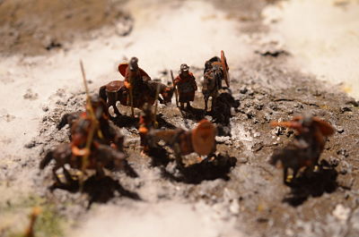 Roman Camp in Germania in winter at 1/72