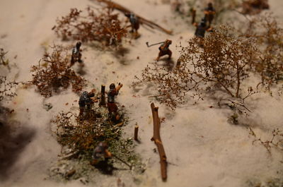 Roman Camp in Germania in winter at 1/72