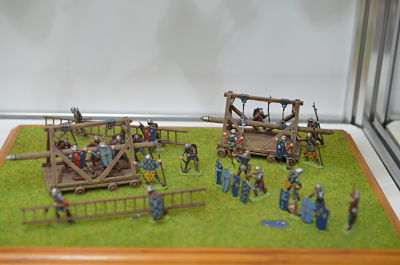 MIAR-72002 French knights with assault ladders XV century