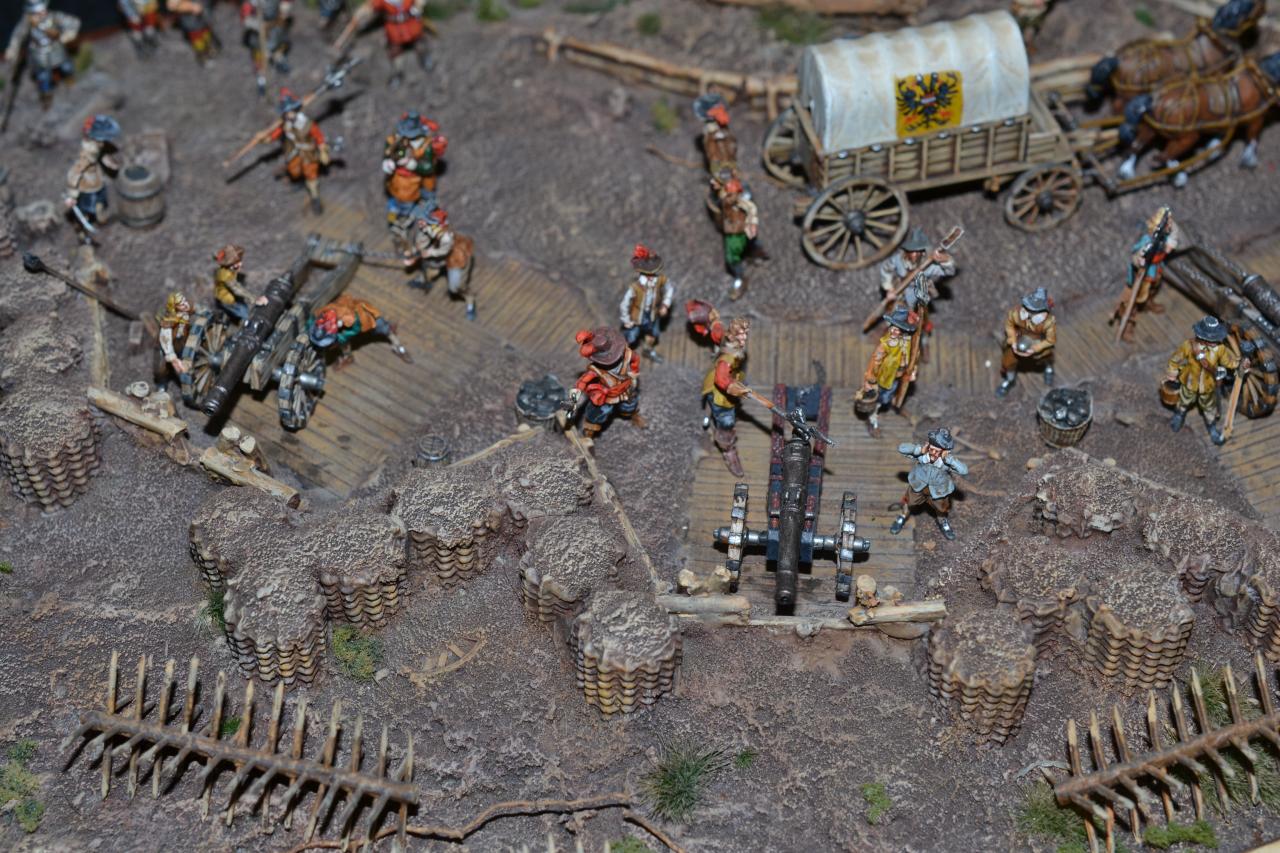 Redoute Artillerie Impériale Guerre de 30 ans 1/72