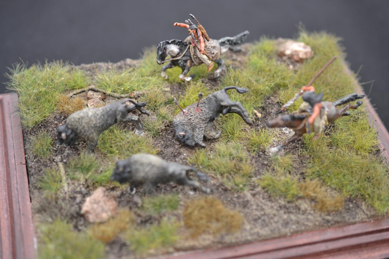 Indien des plaines au 1/72,Plains Indian 1:72,Chasse au bison 1/72,