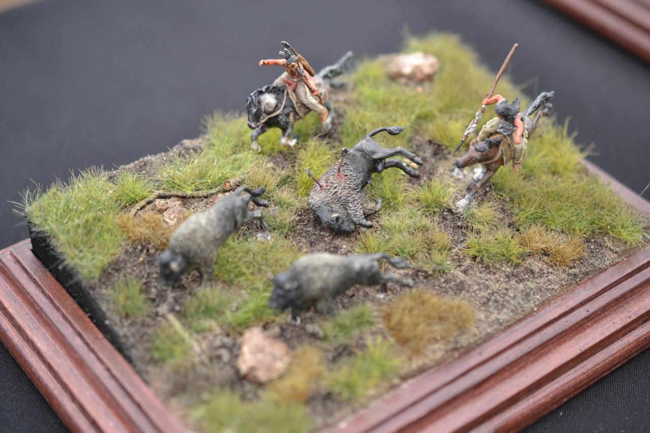 Indien des plaines au 1/72,Plains Indian 1:72,Chasse au bison 1/72,