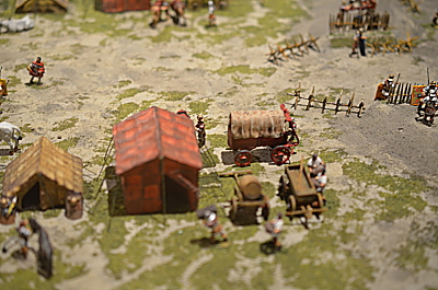 Campement de marche Romain au 1/72