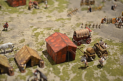 Campement de marche Romain au 1/72