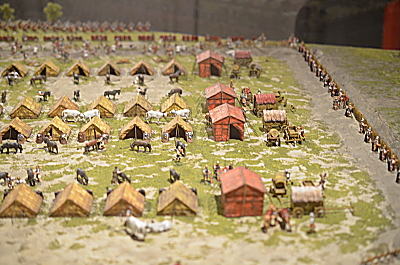 Campement de marche Romain au 1/72