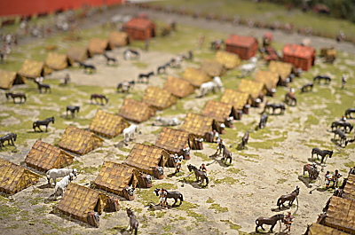 Campement de marche Romain au 1/72