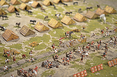 Campement de marche Romain au 1/72