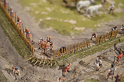 Campement de marche Romain au 1/72