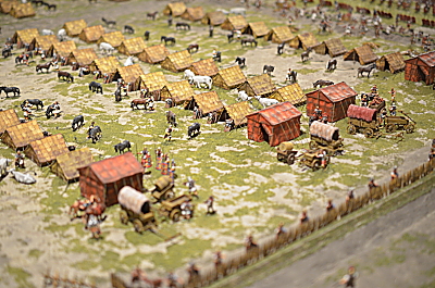 Campement de marche Romain au 1/72