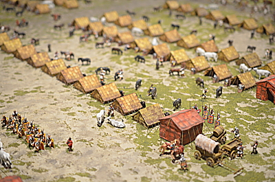 Campement de marche Romain au 1/72