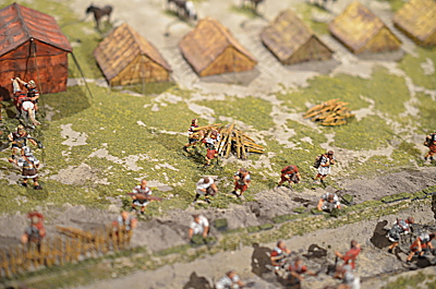 Campement de marche Romain au 1/72