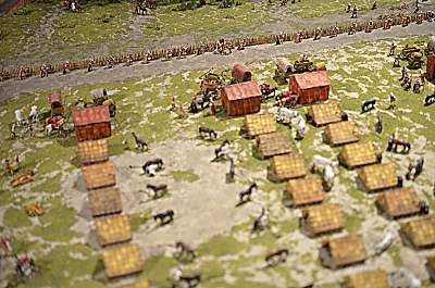 Campement de marche Romain au 1/72