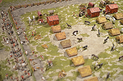 Campement de marche Romain au 1/72