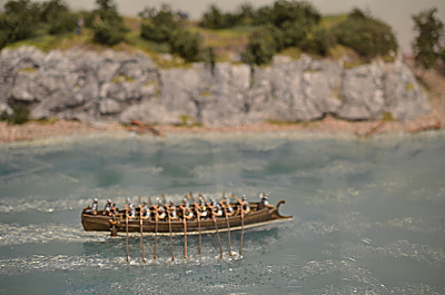 Römisches Boot auf dem Rhein oder der Donau 1/72