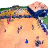 Rorke's drift avec Figurines au 1/72 (20mm)