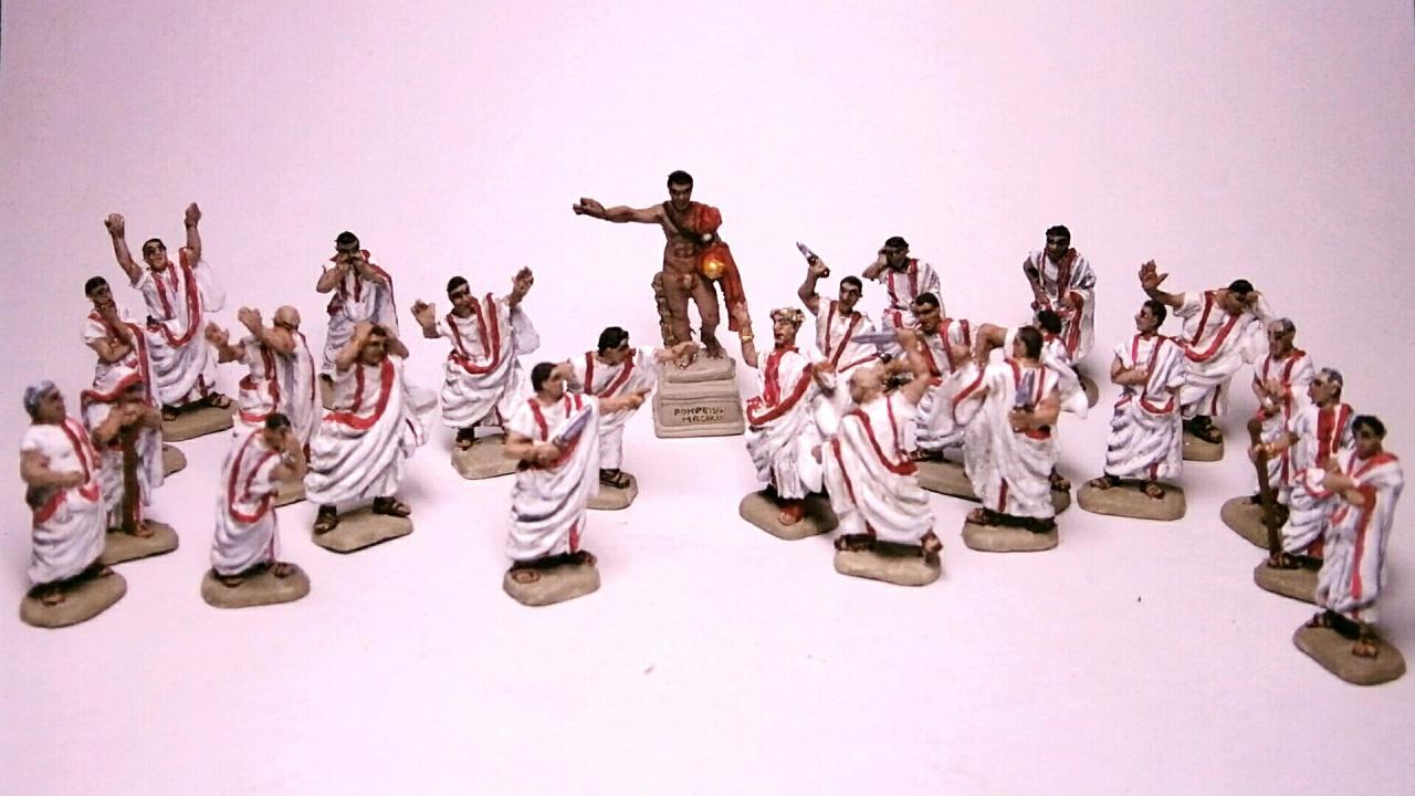 Assassination of Caesar at 1/72 Strelets 137