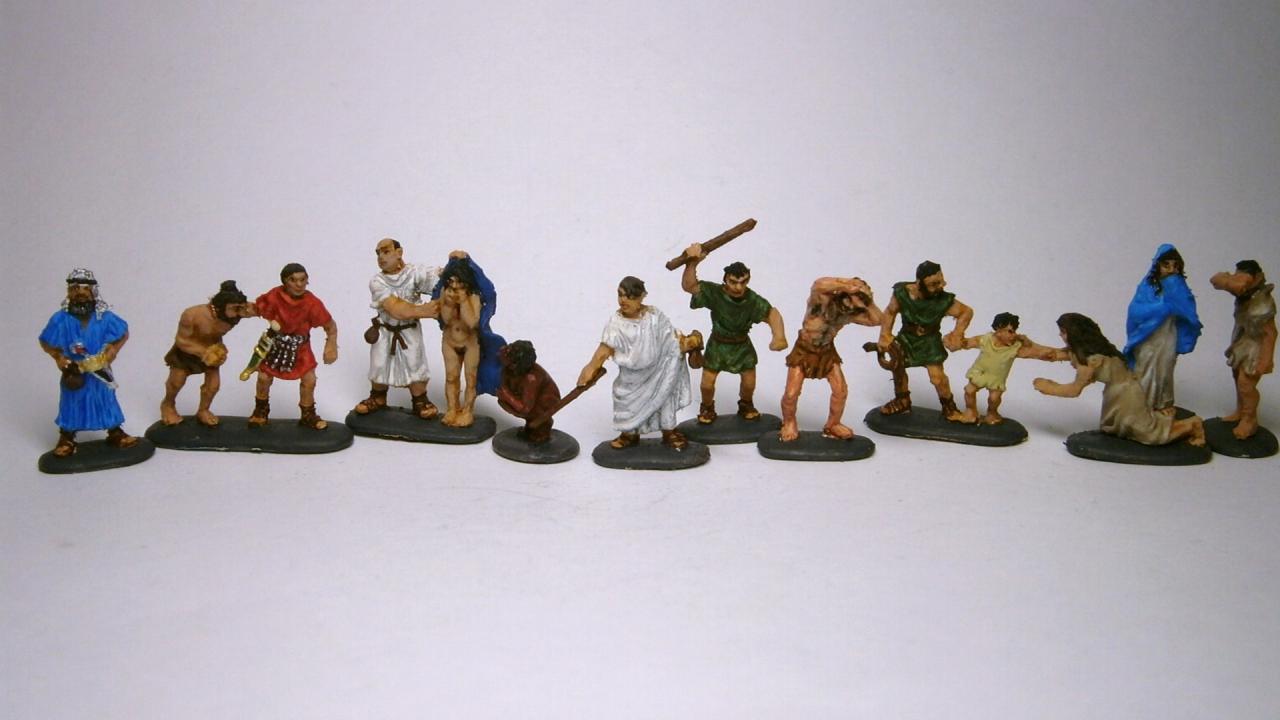 076 Roman Slave Market 1/72