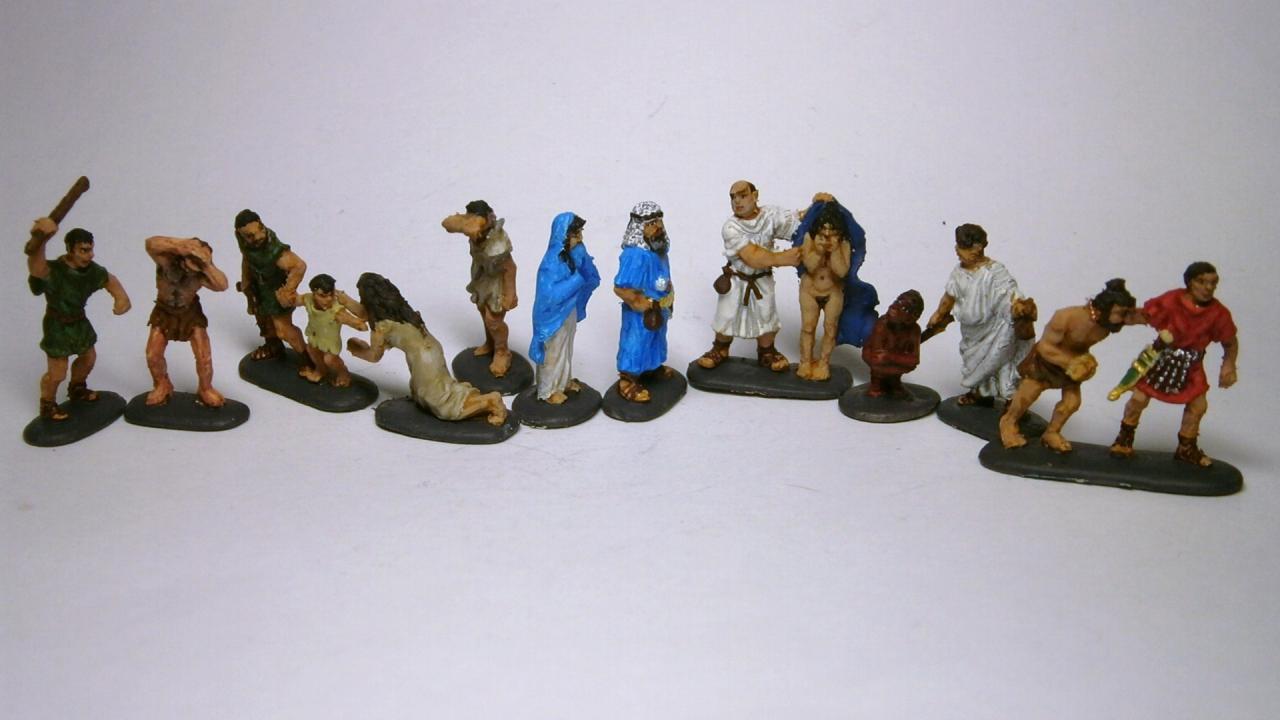 076  Roman Slave Market 1/72