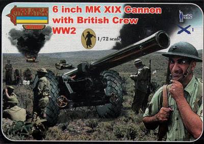 A004 - 6 Inch Mk XIX Cannon 1/72