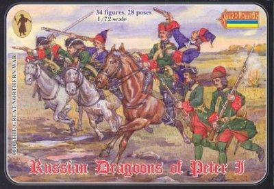 010 - Russian Dragoons of Peter I 1/72