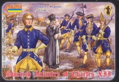 021 - Swedish Infantry of Charles XII 1/72