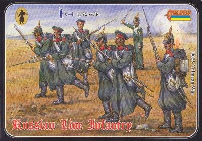 025 - Crimean War Russian Line Infantry 1/72