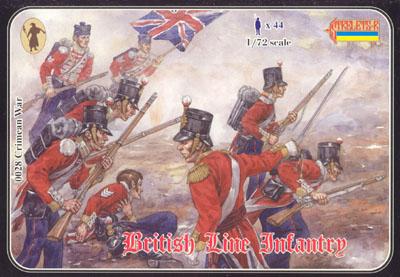 028 - Crimean War British Line Infantry 1/72