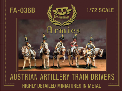 FA-036B Austrian Artillery Train Drivers 1/72