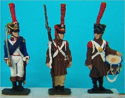 JS72/0343 - Grenadiers français de la ligne Commandement 1/72