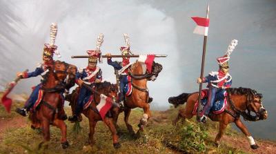 JS72/0460 - Chevau-légers lanciers de la Garde avec lance 1/72