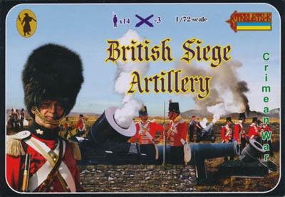 062 - Crimean War British Siege Artillery 1/72