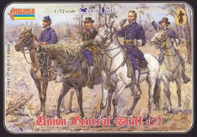 080 - Union General Staff (2) 1/72