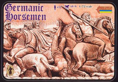 098 - Germanic Horsemen 1/72