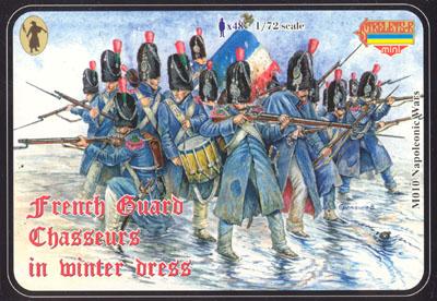 M010 - French Guard Chasseurs in Winter Dress 1/72