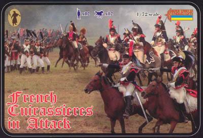 105 - French Cuirassiers in Attack 1/72