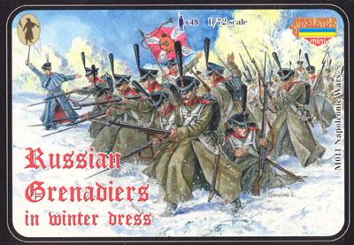 M011 - Russian Grenadiers in Winter Dress 1/72