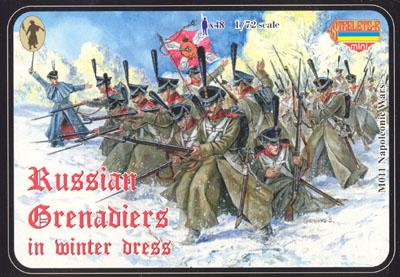 M011 - Russian Grenadiers in Winter Dress 1/72