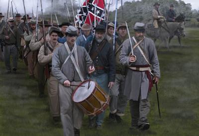 147 - Confederate Troops on the March 1/72