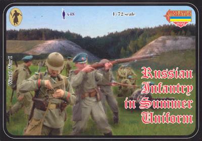 M018 - Russian Infantry in Summer Uniform 1/72