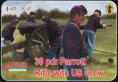 182 - 30 pdr Parrott Rifle with US crew (ACW/American Civil War) 1/72