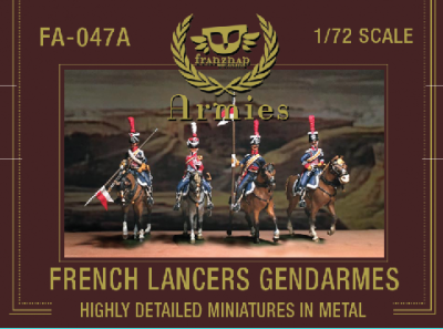 FA-047A French Lancers Gendarmes 1/72