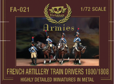 FA-021 - French Artillery Train Drivers 1800-1808 1/72