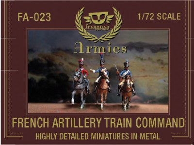 FA-023 - French Artillery Train Command 1/72